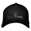 MADE IN SCOTLAND embroidered hats by llewsilverhand2 MADE IN SCOTLAND embroidered hats