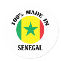 Made In Senegal stickers by teyes143 Made In Senegal stickers