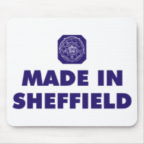 Made in Sheffield mousepads by Sheffieldgift Made in Sheffield mousepads