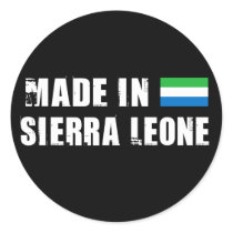 Made in Sierra Leone Round Stickers
