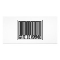 Made In Sweden Personalized Photo Card