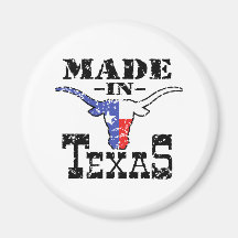 Made in Texas Fridge Magnet