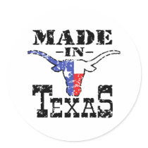 Made in Texas Stickers
