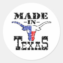 Made in Texas Stickers