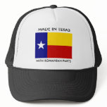 Made In Texas With Romanian Parts hats