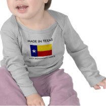 Made In Texas With Romanian Parts t-shirts
