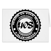Made in the 408 greeting cards