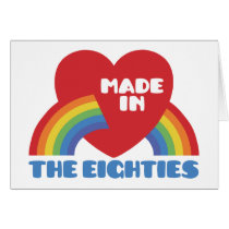 Made in the 80's greeting cards