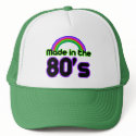 Made in the 80's hats