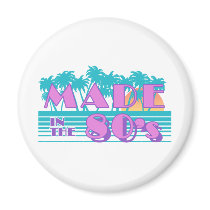 Made in the 80's fridge magnets