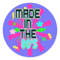 Made In The 80's Sticker