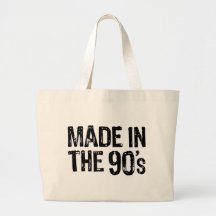 Made in the 90's canvas bag