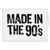 Made in the 90's card