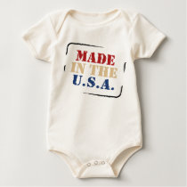 Made in the USA baby  t-shirts