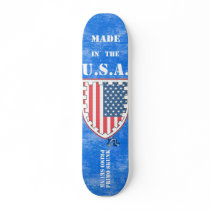 Made In The USA Flag Primo Skunk skateboards by TheKingSkunk Made In The USA Flag Primo Skunk skateboards