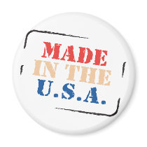 Made In The USA magnets by usatshirts Made In The USA magnets