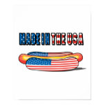 Made in the USA Patriotic Hot Dog Poster
