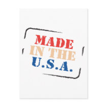 Made In The USA postcards by usatshirts Made In The USA postcards