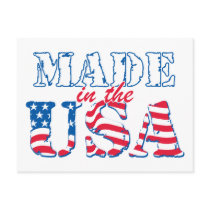 Made in the USA rev postcards by bbdesignsco Made in the USA rev postcards