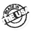 Made In The USA stickers