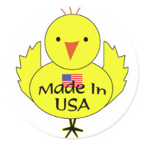 Made In The USA stickers by fashionfiles Made In The USA stickers