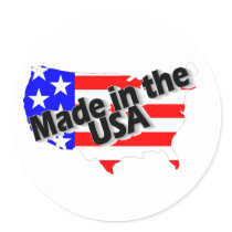 Made In The USA stickers by CelebrationZazzle Made In The USA stickers