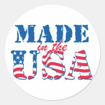Made in the USA Stickers