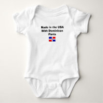 Made in the USA With Dominican Parts t-shirts