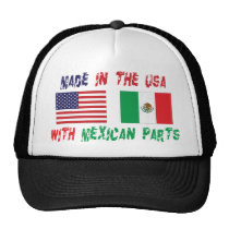 Made In The USA With Mexican Parts Woman's hats
