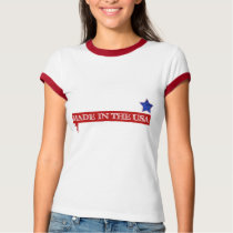 Made in the USA with star t-shirts