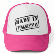 Made in Turkmenistan hats