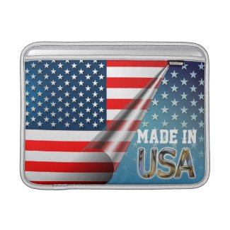 Made in USA American Flag MacBook Air Sleeve