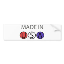 MADE IN USA apparel! bumper stickers by angeria MADE IN USA apparel! bumper stickers