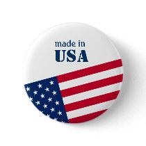 Made in USA button by BluePlanet Made in USA button