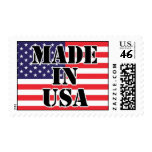 Made In USA Flag stamp