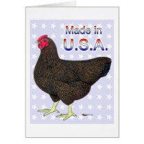 Made In USA Rock Hen cards by diane_jacky Made In USA Rock Hen cards