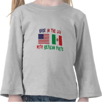 Made In USA With Mexican Parts Toddler T-Shirt t-shirts