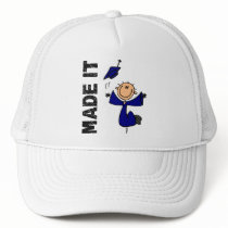 MADE IT Stick Figure Graduation Mesh Hats