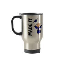 MADE IT Stick Figure Graduation mugs