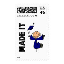 MADE IT Stick Figure Graduation stamps
