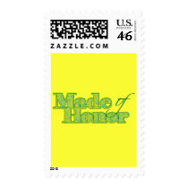 Made of Honor Green postage by trash_ Made of Honor Green postage