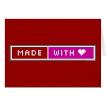 Made With Love Blog Button Card by elisaemme Made With Love Blog Button Card