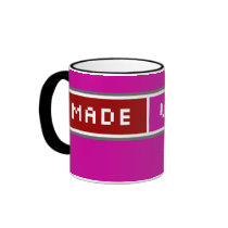 Made With Love Blog Button Mug