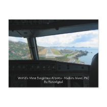 Madeira Island, World's Most Dangerous Airports... postcards by PhotoDigital Madeira Island, World's Most Dangerous Airports... postcards