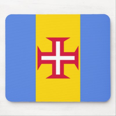 Madeira Islands Flag Mousepad by jacinto888