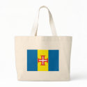 Madeira Islands Flag Tote Bag by FlagTshirts Madeira Islands Flag Tote Bag