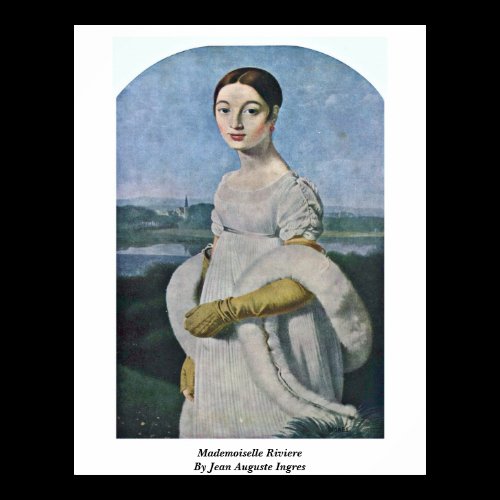 Mademoiselle Riviere By Jean Auguste Ingres Print