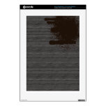Madera gris del Grunge con la pintura de aerosol y Skin Para El PS3