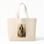 Madge Lessing on Bike Vintage 1902 bags