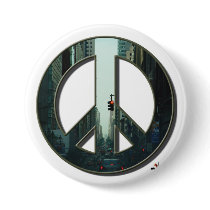 Madison Avenue Peace Button